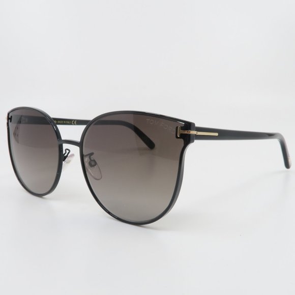 Tom Ford Black Cat Eye TF 718-K 01F New with Box - Picture 4 of 11